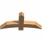 Ekena Millwork Bellingham Timber Gable Bracket, Western Red Cedar, 48"W x 22"H x 5 1/2"D x 5 1/2"F, 11/12 Pitch GBW048X22X0606BEL00SWR - alternate 5